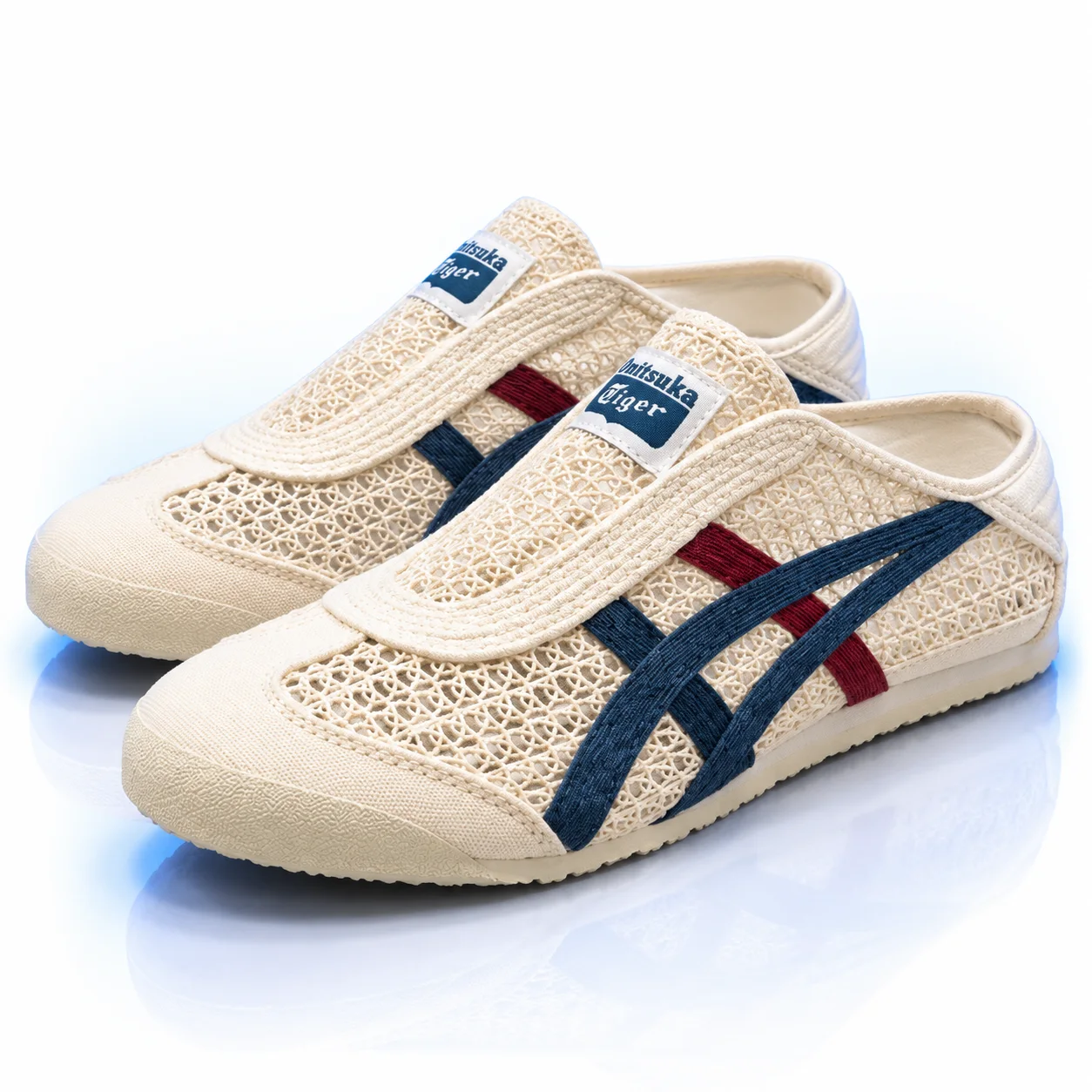 Onitsuka Tiger Mexico 66 Sabot Cream / Blue / Red
