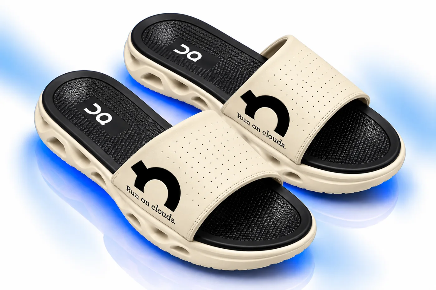 On Cloud Slide Sand / Black