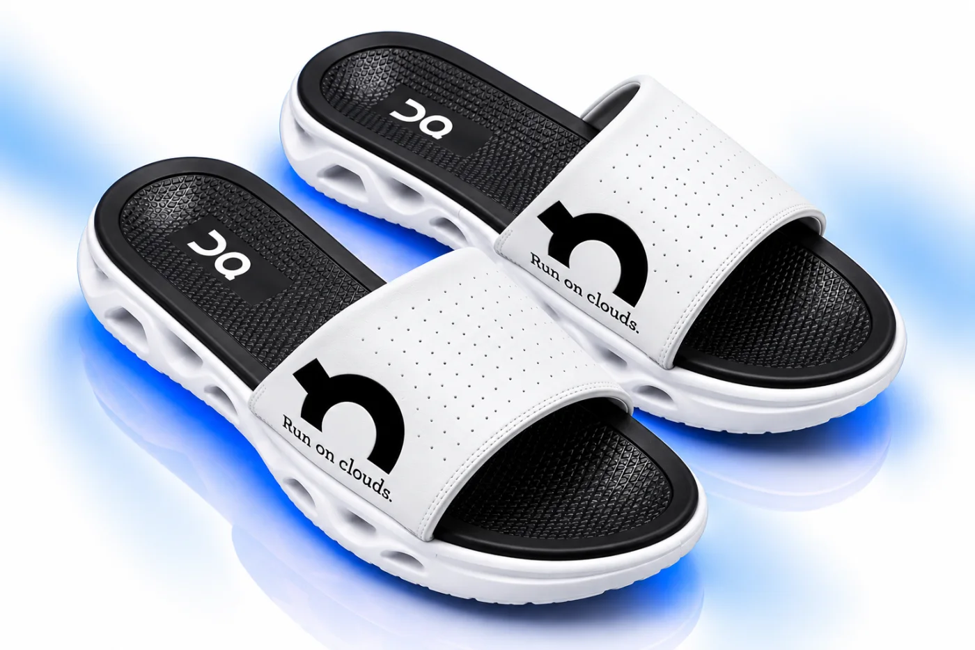 On Cloud Slide White / Black