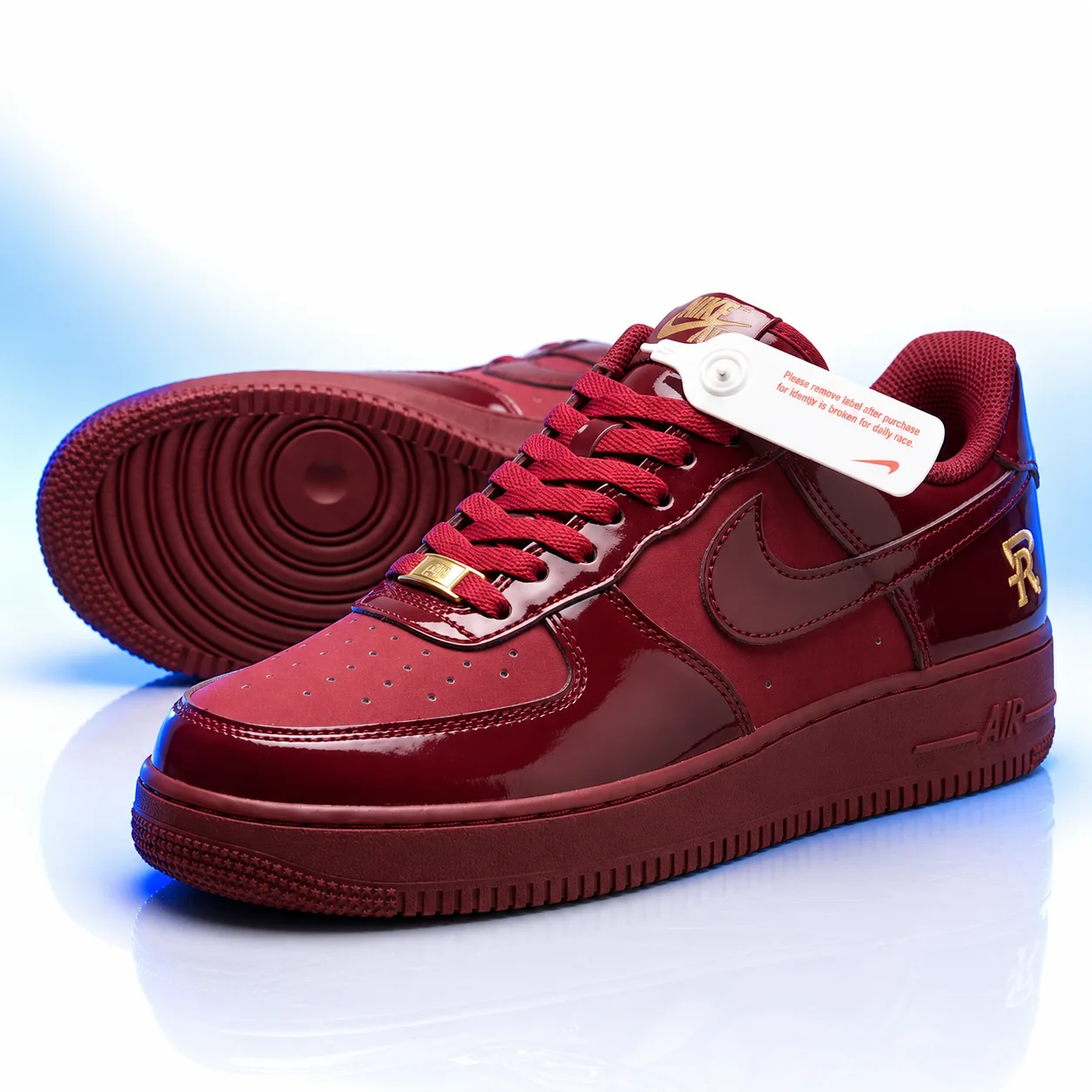 Nike Air Force 1 Low Team Red Patent